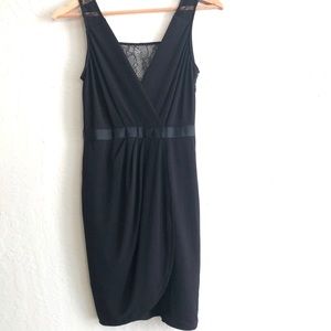 BCBGeneration Black sleeveless v-neck dress in size 2